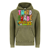 Vintage Olive third grade energy Vintage Hoodie - texasbilliewilder