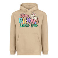 Mushroom some bunny loves you easter Heavyweight Hoodie - MaliasSmallBusiness