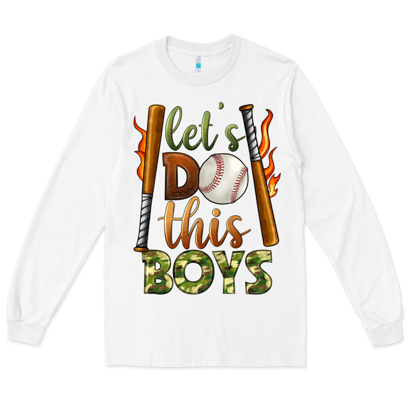Let's Do This Boys Baseball Long Sleeve Tee by BundleAndBundleShop | Teevron