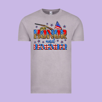Honor And Remember Vintage Tee Designed By Zillion Design Studio