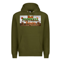 Army Green football therapy license plate Premium Hoodie - BundleAndBundleShop