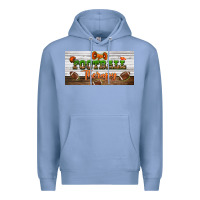 Colony Blue football therapy license plate Premium Hoodie - BundleAndBundleShop