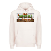Pale Pink football therapy license plate Premium Hoodie - BundleAndBundleShop