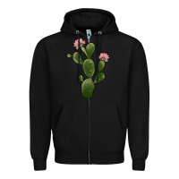 Black cactus 2 Zipper Hoodie - JahusDesignShop