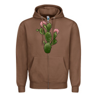 Chestnut cactus 2 Zipper Hoodie - JahusDesignShop