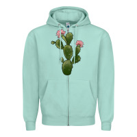 Seafoam cactus 2 Zipper Hoodie - JahusDesignShop