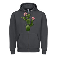 Smoke cactus 2 Zipper Hoodie - JahusDesignShop