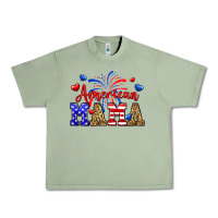 Oil Green American mama Urban Heavy Tee - Neo Western