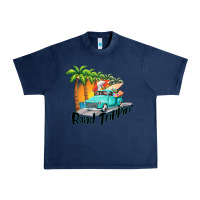 Navy road trippin Urban Heavy Tee - BarkalooDesign