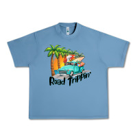 Pebble Blue road trippin Urban Heavy Tee - BarkalooDesign