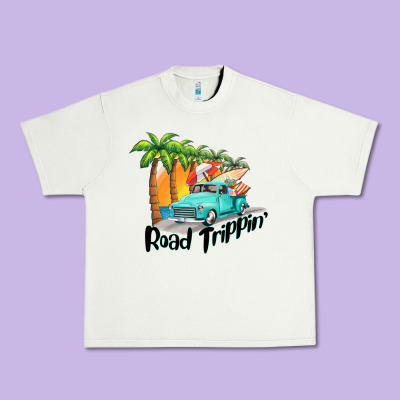 Road Trippin Urban Heavy Tee Designed By Barkaloodesign
