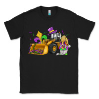 Black mardi gras gnome bulldozer Classic Tee - JahusDesignShop