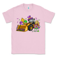 Bubblegum Pink mardi gras gnome bulldozer Classic Tee - JahusDesignShop
