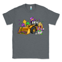 Charcoal Heather mardi gras gnome bulldozer Classic Tee - JahusDesignShop