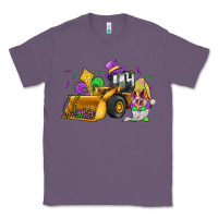 Lavender mardi gras gnome bulldozer Classic Tee - JahusDesignShop