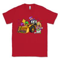 Red mardi gras gnome bulldozer Classic Tee - JahusDesignShop