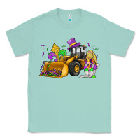 Seafoam mardi gras gnome bulldozer Classic Tee - JahusDesignShop