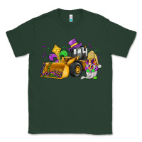 Sports Green mardi gras gnome bulldozer Classic Tee - JahusDesignShop