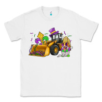 White mardi gras gnome bulldozer Classic Tee - JahusDesignShop