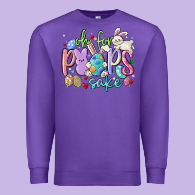 Oh For The Peeps Sake Premium Sweatshirt Designed By Maliassmallbusiness