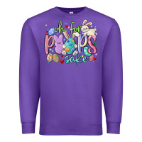 Purple oh for the peeps sake Premium Sweatshirt - MaliasSmallBusiness