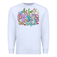 White oh for the peeps sake Premium Sweatshirt - MaliasSmallBusiness