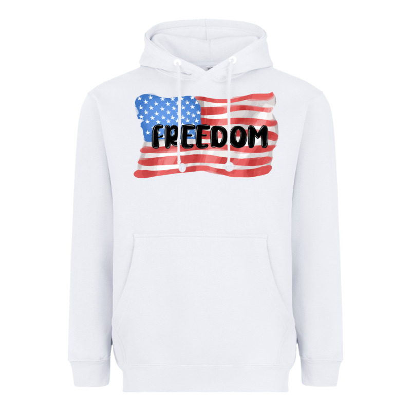 Freedom Usa Heavyweight Hoodie by MaliasSmallBusiness | Teevron