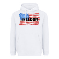 White freedom usa Heavyweight Hoodie - MaliasSmallBusiness