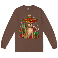 Chestnut Chihuahua Christmas Long Sleeve Tee - JahusDesignShop