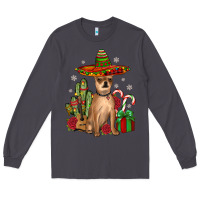 Smoke Chihuahua Christmas Long Sleeve Tee - JahusDesignShop