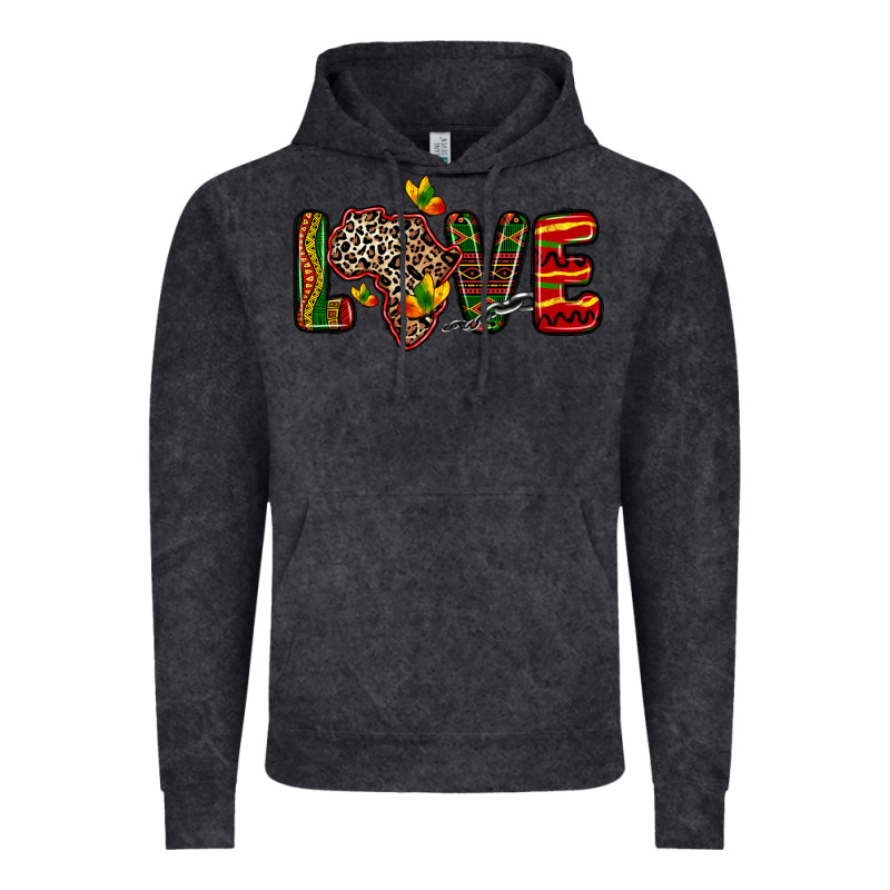 Love Africa Map Vintage Hoodie by Zillion Design Studio | Teevron