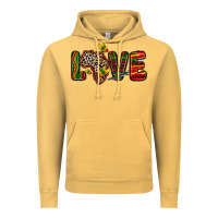Vintage Mustard love africa map Vintage Hoodie - Zillion Design Studio