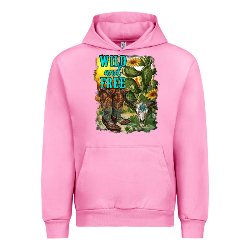 Wild And Free Cowgirl Boots Urban Hoodie by RanaPortraitStore | Teevron
