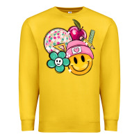 Lemon smiley face and school elementary Premium Sweatshirt - MaliasSmallBusiness