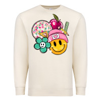 Sandshell smiley face and school elementary Premium Sweatshirt - MaliasSmallBusiness