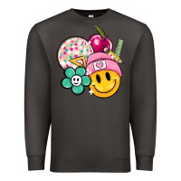 Smoke smiley face and school elementary Premium Sweatshirt - MaliasSmallBusiness