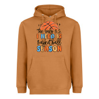 Meerkat the only b.s. i need is basketball season Heavyweight Hoodie - MaliasSmallBusiness