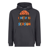 Smoke the only b.s. i need is basketball season Heavyweight Hoodie - MaliasSmallBusiness