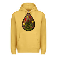 Antique Gold christmas  teardrop Premium Hoodie - BundleAndBundleShop