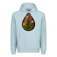 Blue Mist christmas  teardrop Premium Hoodie - BundleAndBundleShop