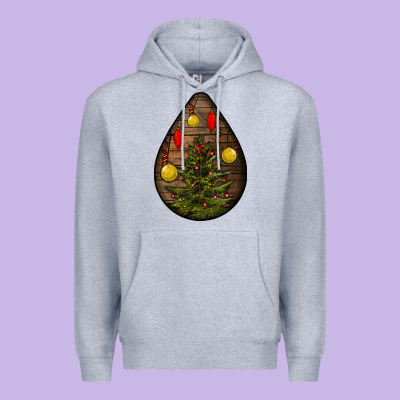 Christmas  Teardrop Premium Hoodie Designed By Bundleandbundleshop