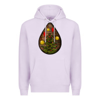 Lilac christmas  teardrop Premium Hoodie - BundleAndBundleShop