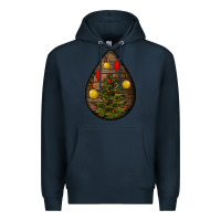 Navy christmas  teardrop Premium Hoodie - BundleAndBundleShop