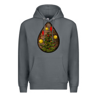Rock christmas  teardrop Premium Hoodie - BundleAndBundleShop