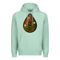 Seafoam christmas  teardrop Premium Hoodie - BundleAndBundleShop