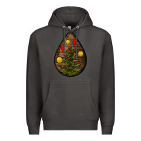 Smoke christmas  teardrop Premium Hoodie - BundleAndBundleShop