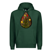 Sports Green christmas  teardrop Premium Hoodie - BundleAndBundleShop