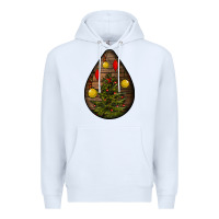 White christmas  teardrop Premium Hoodie - BundleAndBundleShop