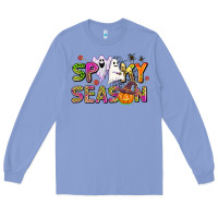 Colony Blue spooky season Long Sleeve Tee - AdoDesignShop