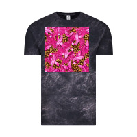 Cloud Black Breast Cancer with Ribbon and Butterfly Vintage Tee - texasbilliewilder
